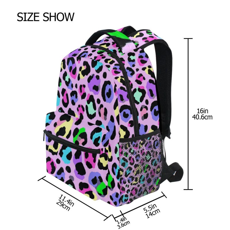 Kcldeci Red Blue Fire Dragon School Backpack Galaxy Teens Girls Boys Kids Bookbag, Monster Animal Water Resistant Elementary Travel Computer Daypack for Age 4-12 Years - Image 4